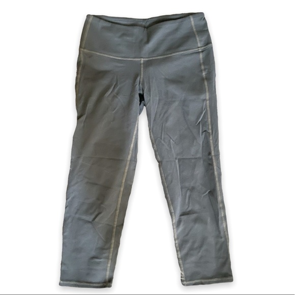 Athleta Womans Kick Booty Capri Activewear Legging Low Rise Pants Dark Grey XS - Picture 6 of 12